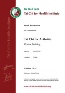 Tai Chi for Arthritis