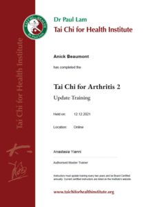 Tai Chi for Arthritis 2