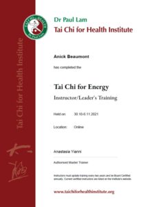 Tai Chi for Energy