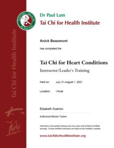 Tai Chi for Heart Condition